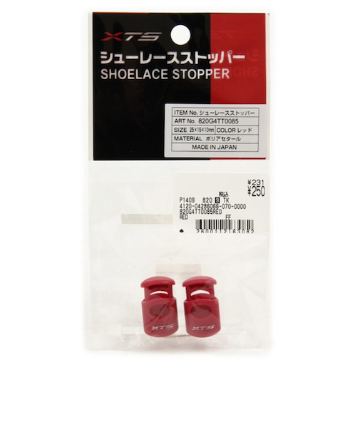 エックス チームスポーツ（X-TEAM SP）シューレースストッパー 820G4TT0085RED