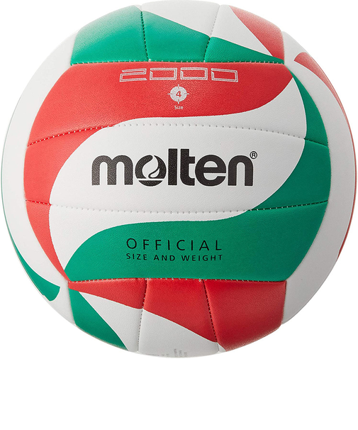 モルテン（molten）バレーボール 4号球 (中学校用・家庭婦人用) ミシン縫い V4M2000 自主練