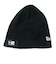 ニューエラ（NEW ERA）ニット帽 防寒 BASIC BEANIE BLK/SWH ビーニー ニットキャップ 黒 11120549 フリーサイズ