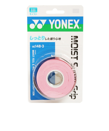 ヨネックス（YONEX）テニスグリップテープ モイストスーパーグリップ 3本巻 AC148-3-421