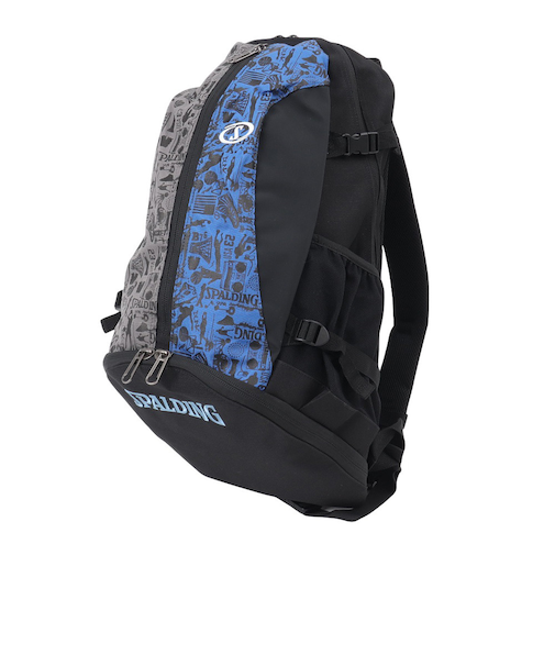 スポルディング（SPALDING）ケイジャー(CAGER) グラフィティーブルー 40-007GBリュックサック 32L バスケットボール 収納