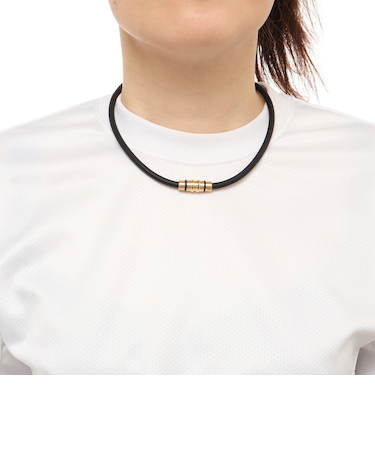 コラントッテ(Colantotte)磁気 ネックレス クレスト プレミアムカラー PGD ABAAS52 (ブラック×ゴールド) 正規品