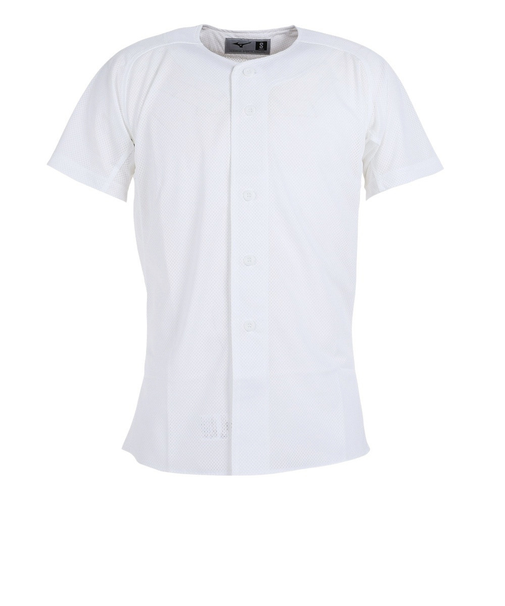 ミズノ（MIZUNO）野球 ユニフォーム 練習用 メッシュユニフォームシャツ フルオープン型 12JC8F6801