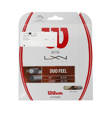 ウイルソン（Wilson）硬式テニスストリング DUO FEEL WRZ949730