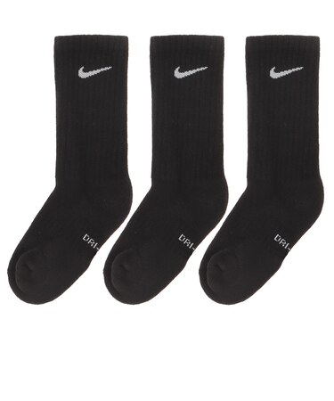 ナイキ(NIKE)3足組 YA パーフクッション クルーソックス SX6842-010FA18