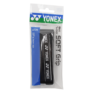 ヨネックス（YONEX）テニスグリップテープ ウェットスーパーソフトグリップ 1本入 AC136-007