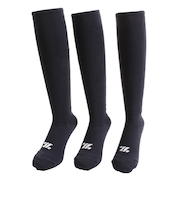ゼット(ZETT)3足組 カラーソックス NVY BK03CL-2900 24~27cm