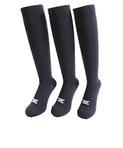 ゼット（ZETT）ジュニア 3足組 カラーソックス NVY BK03CM-2900 21～24cm