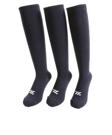 ゼット（ZETT）ジュニア 3足組 カラーソックス NVY BK03CM-2900 21～24cm
