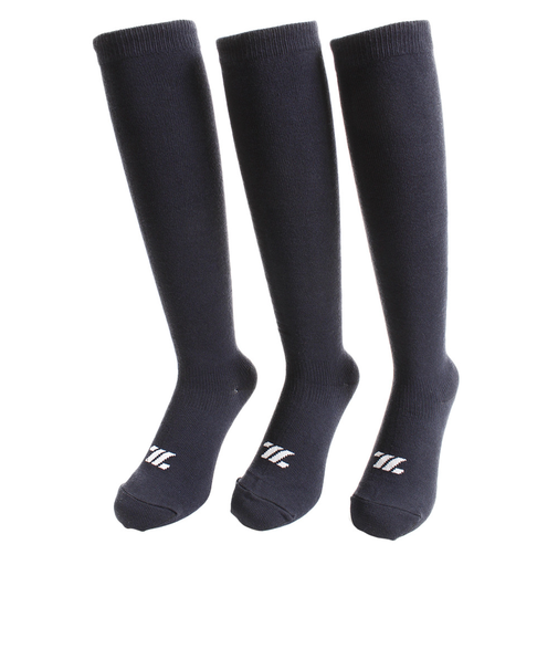 ゼット（ZETT）ジュニア 3足組 カラーソックス NVY BK03CM-2900 21～24cm
