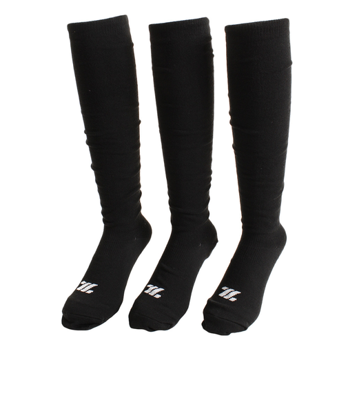ゼット(ZETT)3足組 カラーソックス BLK BK03CO-1900 26~29cm