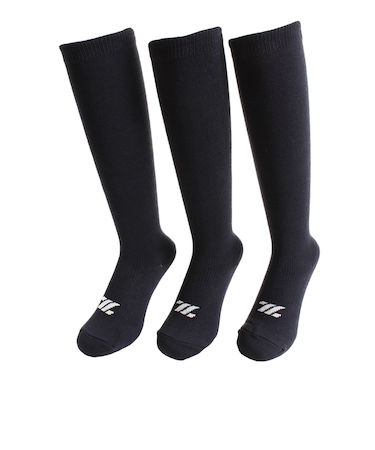 ゼット（ZETT）3足組 カラーソックス NVY BK03CS-2900 19～21cm