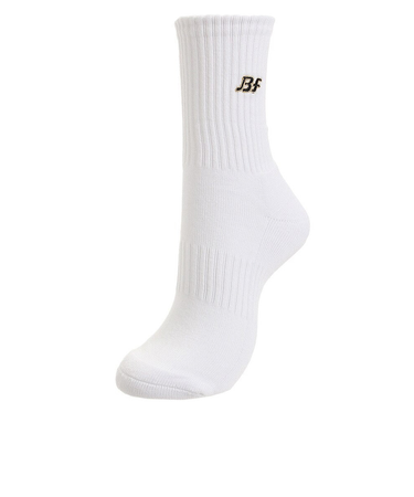 ブルファイト(BULL・FIGHT)バスケットボール ソックス カラーソックス BOS-18301 白 靴下