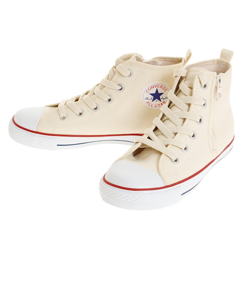 コンバース（CONVERSE）スニーカー ジュニア CD AS N Z HI 32712040 白 ハイカット