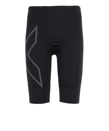 ツー・タイムズ・ユー(2XU)MCS ラン コンプレッションショーツG3 MA5331B-BLK/BRF ブラック シルバー