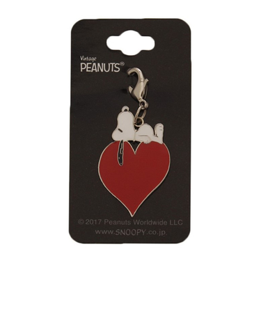 スヌーピー（SNOOPY）チャムコレ スヌーピーハート仰向け 118134-18