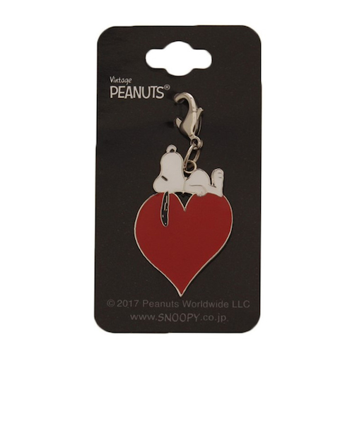 スヌーピー（SNOOPY）チャムコレ スヌーピーハート仰向け 118134-18