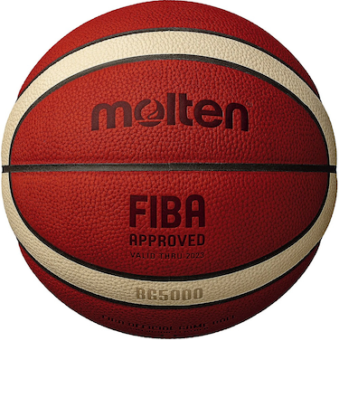 モルテン（molten）バスケットボール 6号球 (一般 大学 高校 中学校) 女子 検定球 BG5000 B6G5000 自主練 屋内 室内