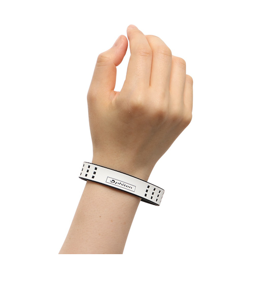 ファイテン（PHITEN）ブレスDUO2WH/BK18 0319TG806126