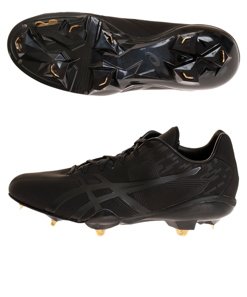 【新品未使用タグ付】ミズノプロ　スパイク　PS2 ブラック　27cm ブラック ミズノ（MIZUNO） 野球スパイク ミズノプロ 黒 金具 一般 PS2