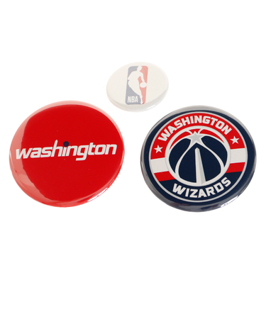 エヌビーエー（NBA）缶バッチセット ワシントン・ウィザーズ NBA32733