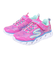 スケッチャーズ（SKECHERS）スニーカー ジュニア ギャラクシー ライツ 10920L-NPMT ピンク ベルクロ 紐なし