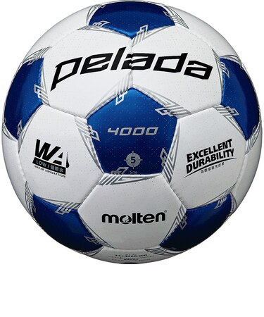 モルテン（molten）サッカーボール 5号球 (一般 大学 高校 中学校用) 検定球 ペレーダ4000 F5L4000-WB 自主練