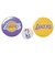 エヌビーエー（NBA）NBA缶バッチ ロサンゼルス・レイカーズ NBA32719