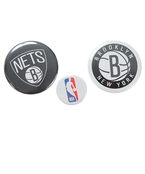 エヌビーエー（NBA）NBA缶バッチ ブルックリン・ネッツ NBA32712