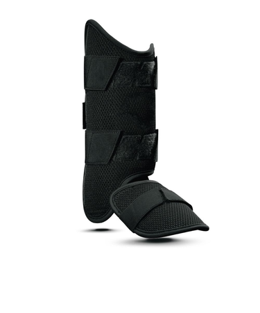 カスタムフィット レッグガード 右打者用 黒 ブラック 高校野球対応 成形 WTV12JPBLRHH