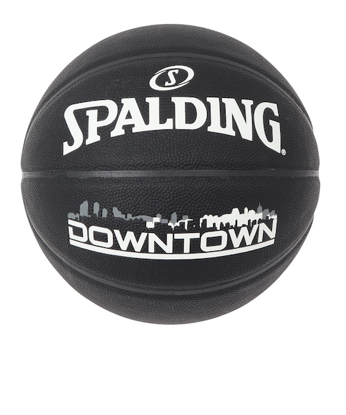 スポルディング（SPALDING）バスケットボール 5号球 (小学校用) ジュニア ダウンタウン PU コンポジット ブラック 76-587J 自主練