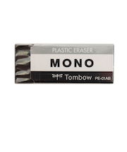 MONO 消しゴム 小 ブラック PE-01AB