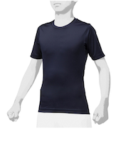 ミズノ（MIZUNO）野球 アンダーシャツ 半袖 ジュニア ローネック インナー シャツ 2枚組 12JA0Q1414