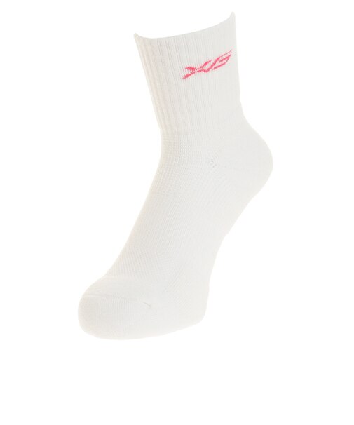 エックスティーエス（XTS）バスケットボール ソックス ミドル丈 760G9RN1160 WHXPNK 白