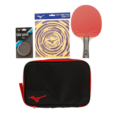 ミズノ（MIZUNO）卓球 ラケット シェークセット TECHNIX RED 83JTT09062