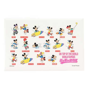 ミッキーマウス（Mickey Mouse）マグネット ミッキー総柄 WH APDS4942