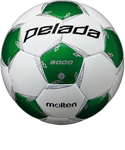 モルテン（molten）サッカーボール 5号球 (一般 大学 高校 中学校用) 検定球 ペレーダ3000 F5L3000-WG 自主練