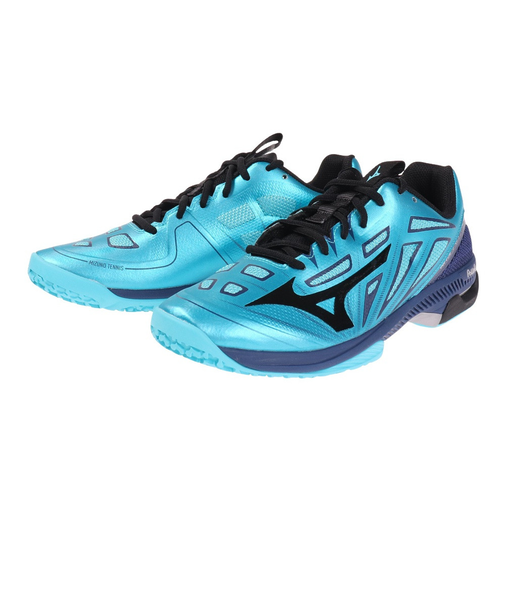 ミズノ（MIZUNO）テニスシューズ オムニクレー ウエーブエクシード 4 OC 61GB201225