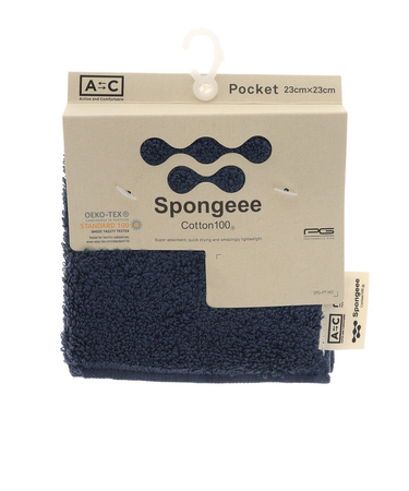 Spongeee ポケットタオル 911PA0AZ6826NVY