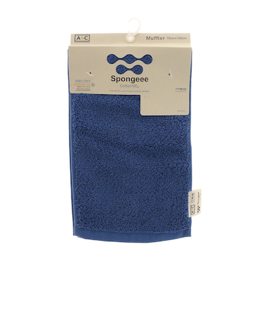 Spongeee マフラータオル 911PA0AZ6827BLU
