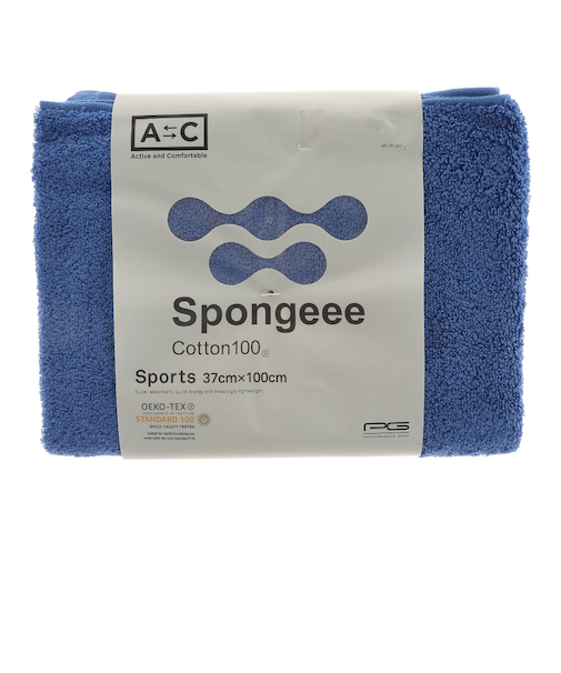 Spongeee スポーツタオル 911PA0AZ6829BLU