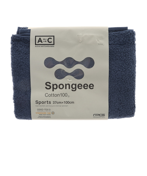 Spongeee スポーツタオル 911PA0AZ6829NVY
