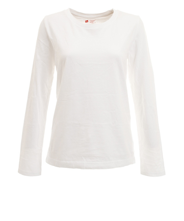 ヘインズ（Hanes）Tシャツ レディース 長袖 クルーネックロングスリーブ 2枚組 HW5440 998