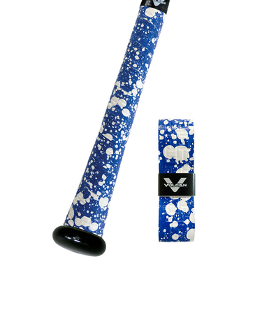 野球 グリップテープ バルカンバットグリップ SPLATTER シリーズ V100-BLUSPLT