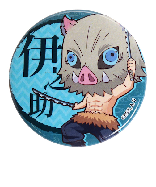 鬼滅の刃 てくトコ缶バッジ 嘴平伊之助 CBTU-04