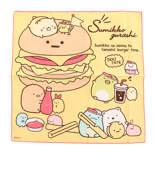 ランチナフキン すみっコぐらし・ハンバーガー・A CH42801