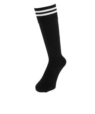 サッカー ソックス ドライプラス ライン ストッキング 750GM9OK002-BLK-J 黒 靴下 速乾