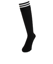 サッカー ソックス ドライプラス ラインストッキング 1足組 750GM9OK002-BLK-M 黒 靴下 速乾
