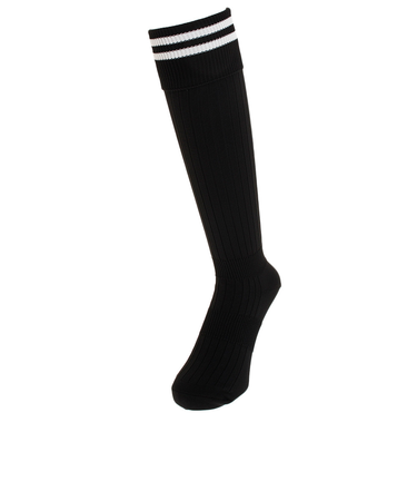 サッカー ソックス ドライプラス ラインストッキング 1足組 750GM9OK002-BLK-M 黒 靴下 速乾
