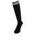 サッカー ソックス ドライプラス ラインストッキング 1足組 750GM9OK002-BLK-M 黒 靴下 速乾